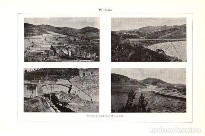 Postales: LAMINA V30349: Pantano de Riudeca&ntilde;as, Tarragona - Varios