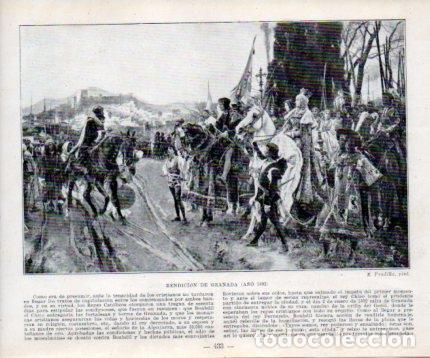 Postkarten: LAMINA V39129: Rendicion de Granada en 1492 por Pradilla - Manuel Sandoval del Rio