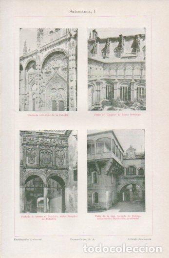 Postkarten: LAMINA V39331: Fachadas y patios de edificios en Salamanca - Varios