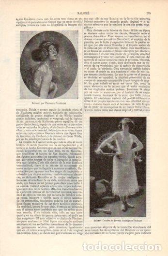 Postais: LAMINA V39307: Salome por Clemente Pausinger y por Severo R. Etchart - Varios