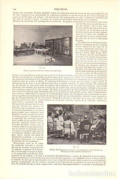 Cartes Postales: LAMINA V29989: Laboratorio de Fonetica de la Escuela Municipal de Sordomudos en Barcelona - Varios