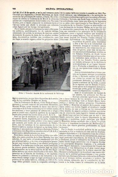 Postais: LAMINA V29662: Hitler y Mussolini tras la conferencia de Salzburgo - Varios