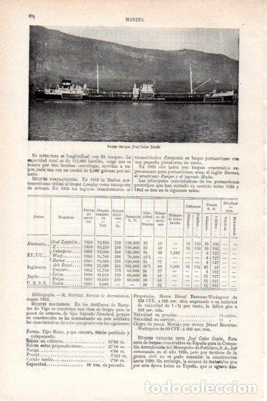 Postkarten: LAMINA V29657: Buque tanque Jose Calvo Sotelo - Varios