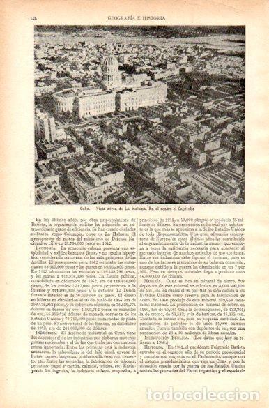 Cartoline: LAMINA V29559: Vista aerea de La Habana y el Capitolio, Cuba - Varios