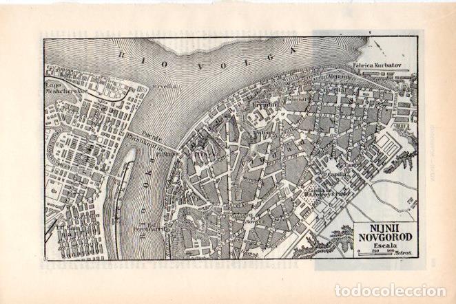Postkarten: LAMINA V29771: Plano Nijnii Novgorod - Varios