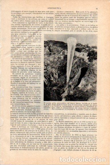 Postales: LAMINA V29687: Globo estratosferico del mayor Simons - Varios