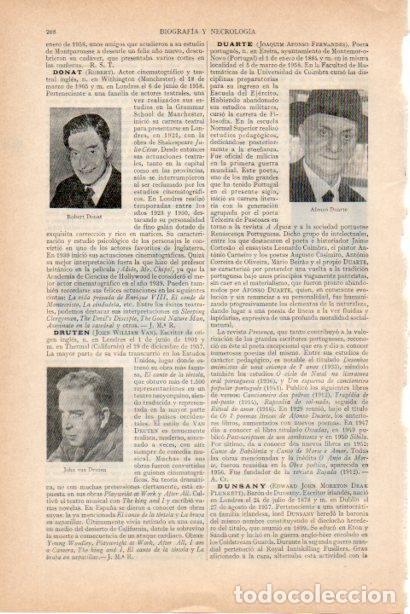 Postkarten: LAMINA V29732: Robert Donat y Afonso Duarte - Varios