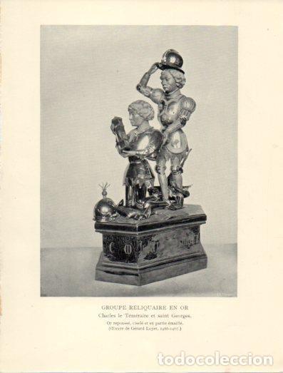 Postcards: LAMINA V40368: Charles le Temeraire et saint Georges, Groupe Reliquaire en or - NULL