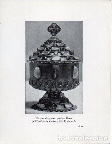 Cartoline: LAMINA V40287: Jaume Mercade, Naveta d'argent i pedres lluna 1920 - Joan Sacs