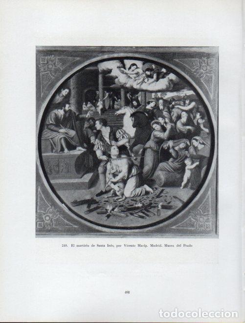 Cartoline: LAMINA V41080: El Martirio de Santa Ines por Vicente Macip - Antonio Igual Ubeda