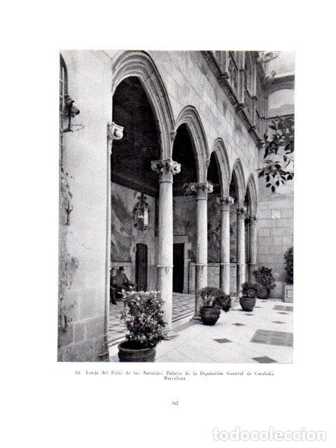 Cartoline: LAMINA V41009: Lonja del Patio de los Naranjos, Barcelona - Antonio Igual Ubeda
