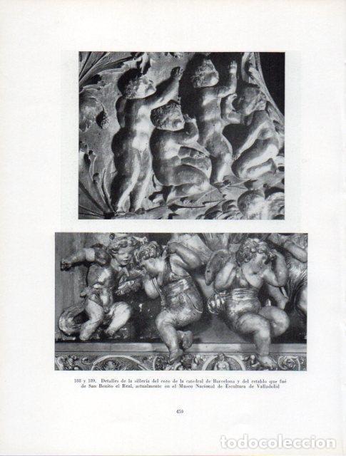 Postkarten: LAMINA V41054: Detalles silleria del coro de la catedral de Barcelona - Antonio Igual Ubeda