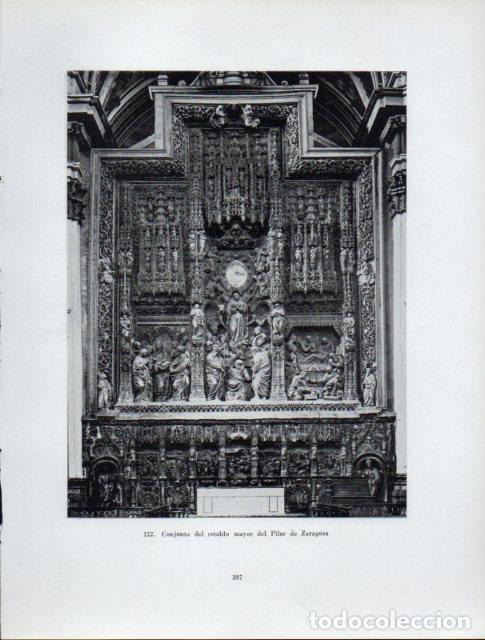Postkarten: LAMINA V41026: Retablo mayor del Pilar de Zaragoza - Antonio Igual Ubeda