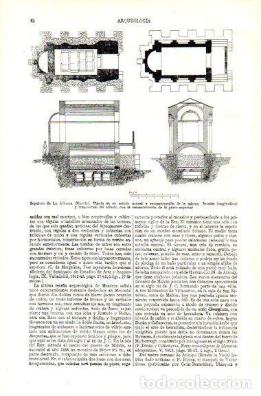 Postkarten: LAMINA V29498: Planta del sepulcro de La Alberca, Murcia - Varios