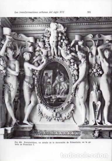Postkarten: LAMINA V41337: Decoracion en la galeria de Francisco I en Fontainebleau - Leonardo Benevolo