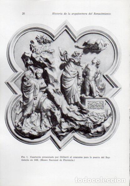 Postales: LAMINA V41160: Cuarteron por Ghiberti, Museo Nacional de Florencia - Leonardo Benevolo