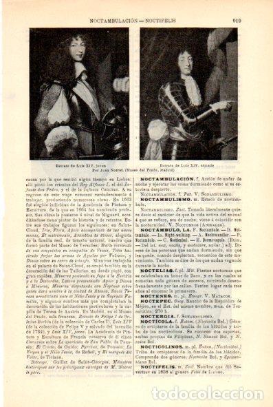 Postais: LAMINA V29395: Retratos de Luis XIV por Juan Noeret - Varios