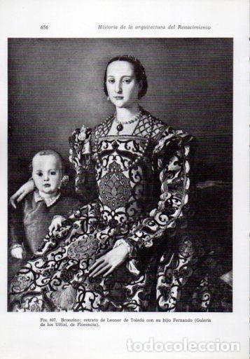 Cartoline: LAMINA V41404: Leonor de Toledo con su hijo por Bronzino - Leonardo Benevolo
