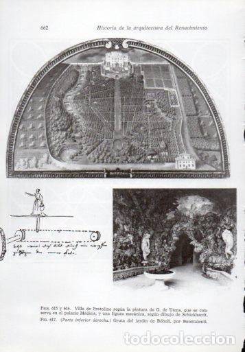 Postales: LAMINA V41406: Villa de Pratolino por G. de Utens y Gruta del jardin de Boboli - Leonardo Benevolo