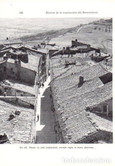 Cartoline: LAMINA V41216: Calle curvada en Pienza - Leonardo Benevolo