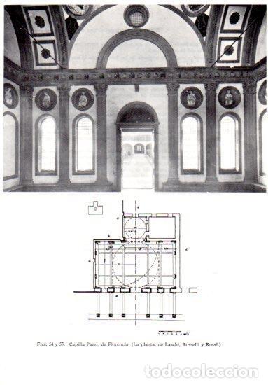 Postales: LAMINA V41188: Capilla Pazzi en Florencia - Leonardo Benevolo