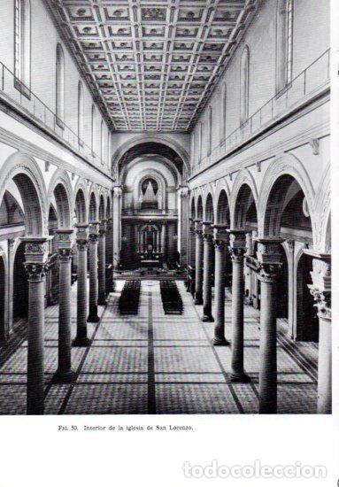 Postkarten: LAMINA V41185: Interior iglesia de San Lorenzo en Florencia - Leonardo Benevolo