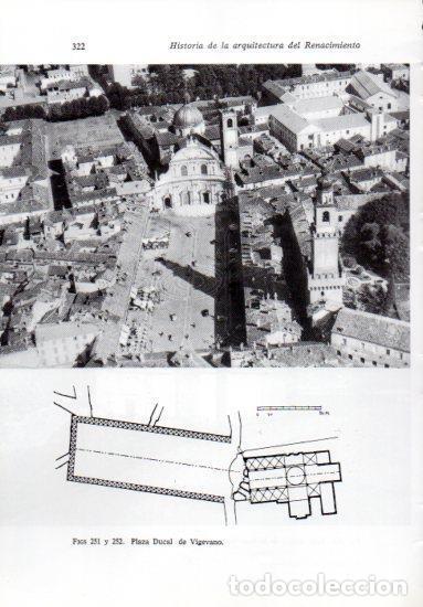 Postcards: LAMINA V41269: Vista aerea y planta Plaza Ducal de Vigevano - Leonardo Benevolo
