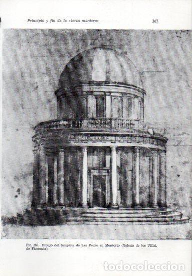 Postcards: LAMINA V41287: Dibujo del templete de San Pedro en Montorio - Leonardo Benevolo