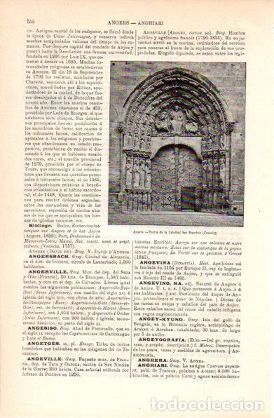 Postais: LAMINA V30902: Puerta Catedral de San Mauricio en Angers - Varios