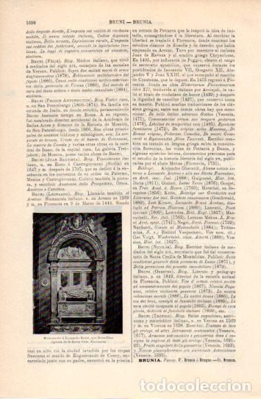 Postcards: LAMINA V40808: Monumento a Leonardo Bruni, Florencia - Varios