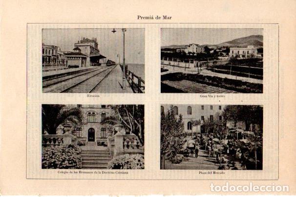Postkarten: LAMINA V30708: Vistas de Premia de Mar - Varios