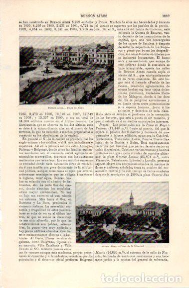 Cartoline: LAMINA V40858: Plazas de Mayo y Libertad en Buenos Aires - Varios