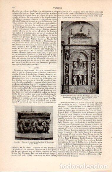 Postais: LAMINA V40514: Monumento funebre del dux Mocenigo, Venecia - Varios