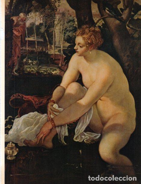 Postcards: LAMINA V30460: Susana en el ba&ntilde;o, detalle por Tintoretto - Varios
