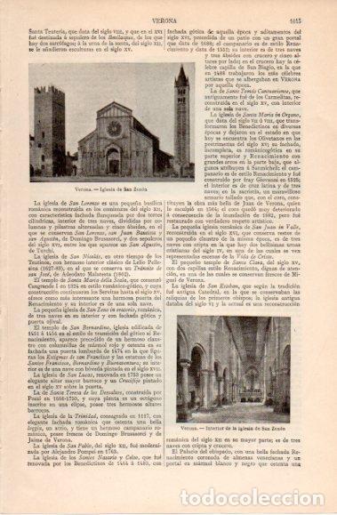 Postkarten: LAMINA V40609: Iglesia de San Zenon en Verona - Varios