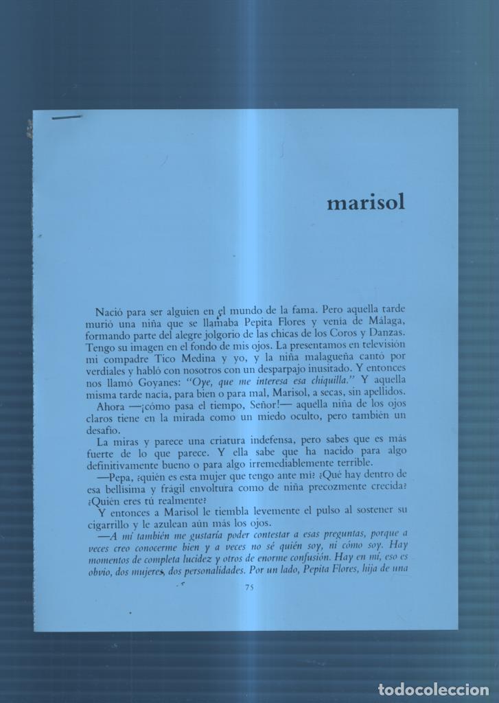 Postkarten: Ficha/Entrevista: Marisol - Varios