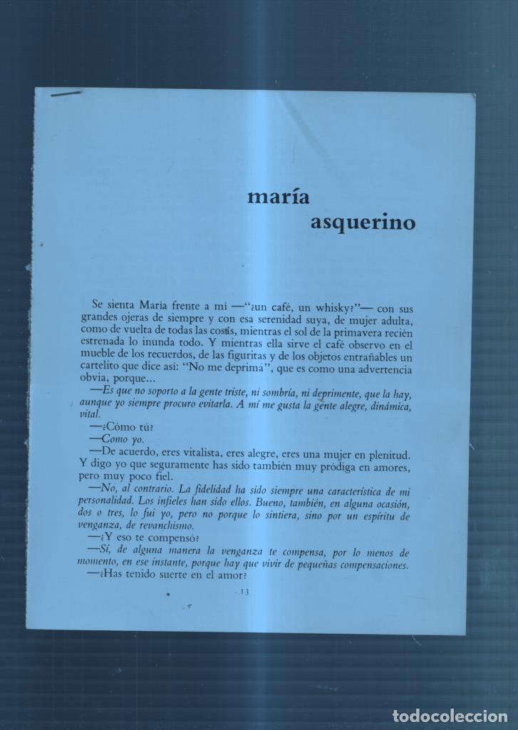 Cartoline: Ficha/Entrevista: Maria Asquerino - Varios