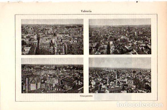 Postales: LAMINA V31378: Vistas parciales de Valencia - Varios