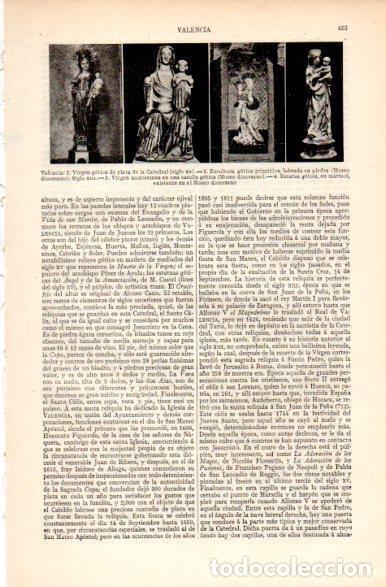 Postais: LAMINA V31264: Esculturas goticas de Valencia - Varios