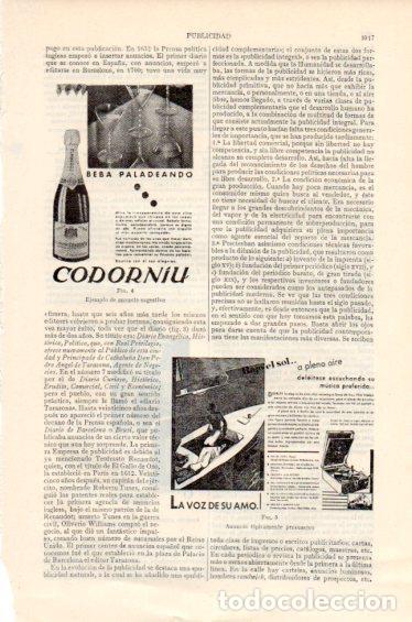 Postales: LAMINA V41682: Publicidad de Codorniu y La Voz de su Amo - Varios