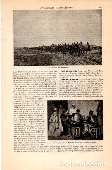 Postkarten: LAMINA V30972: Los coraceros por Meissonier - Varios