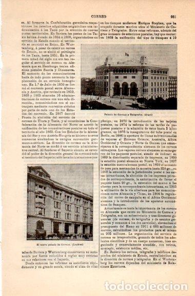 Postcards: LAMINA V31088: Palacio de Correos de Argel y de Londres - Varios