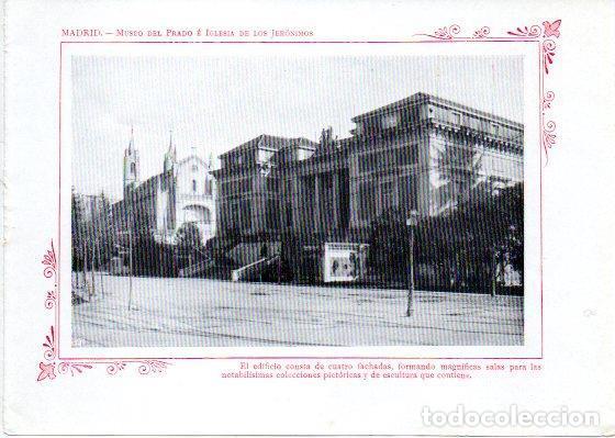Cartes Postales: LAMINA V31956: Madrid. Museo del Prado e Iglesia de Los Jeronimos - Varios