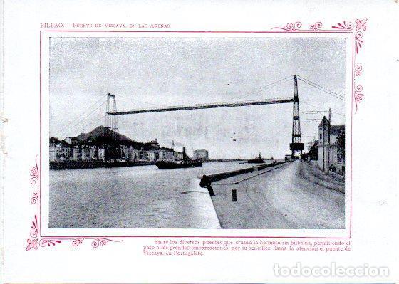 Cartes Postales: LAMINA V31942: Bilbao. Puente de Vizcaya en las Arenas - Varios