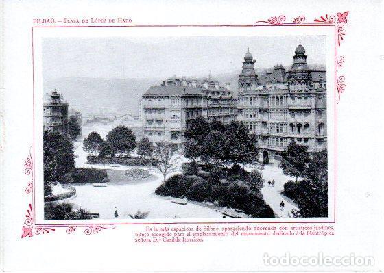 Postais: LAMINA V31948: Bilbao. Plaza de Lopez de Haro - Varios