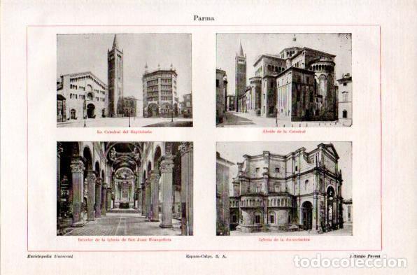 Postkarten: LAMINA V42339: Catedral, Baptisterio, e iglesias en Parma - Varios