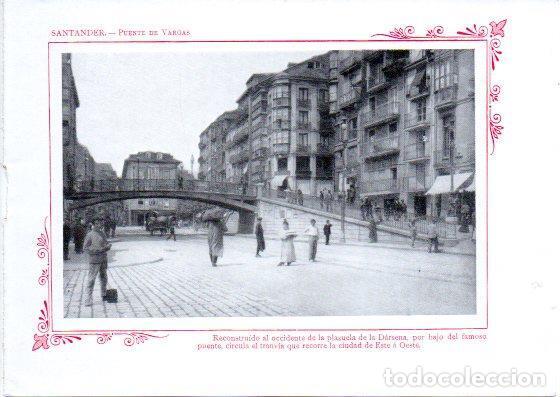 Postais: LAMINA V32135: Santander. Puente de Vargas - Varios