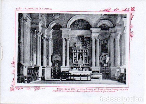 Postcards: LAMINA V32086: Jaen. Sacristia de la Catedral - Varios