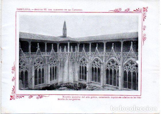Postais: LAMINA V32051: Pamplona. Claustro de la Catedral angulo sureste - Varios