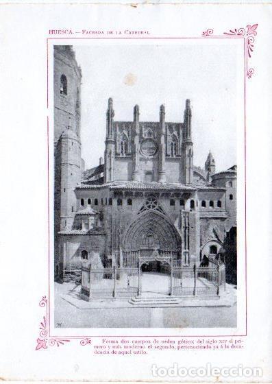 Postkarten: LAMINA V32073: Huesca. Fachada de la Catedral - Varios